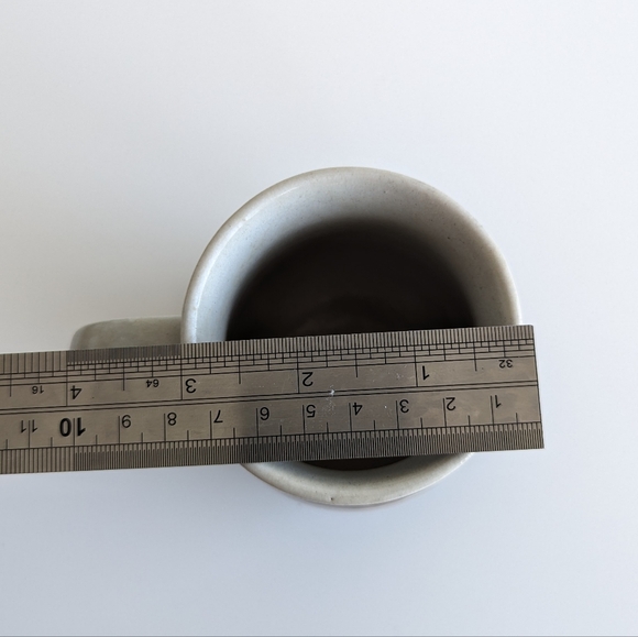 Vintage cream and brown waves Stoneware mug - Picture 12 of 12